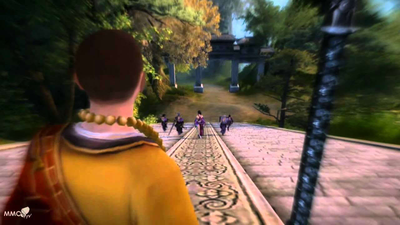 Age of Wushu Gameplay combat skills - MMO HD TV (720p)