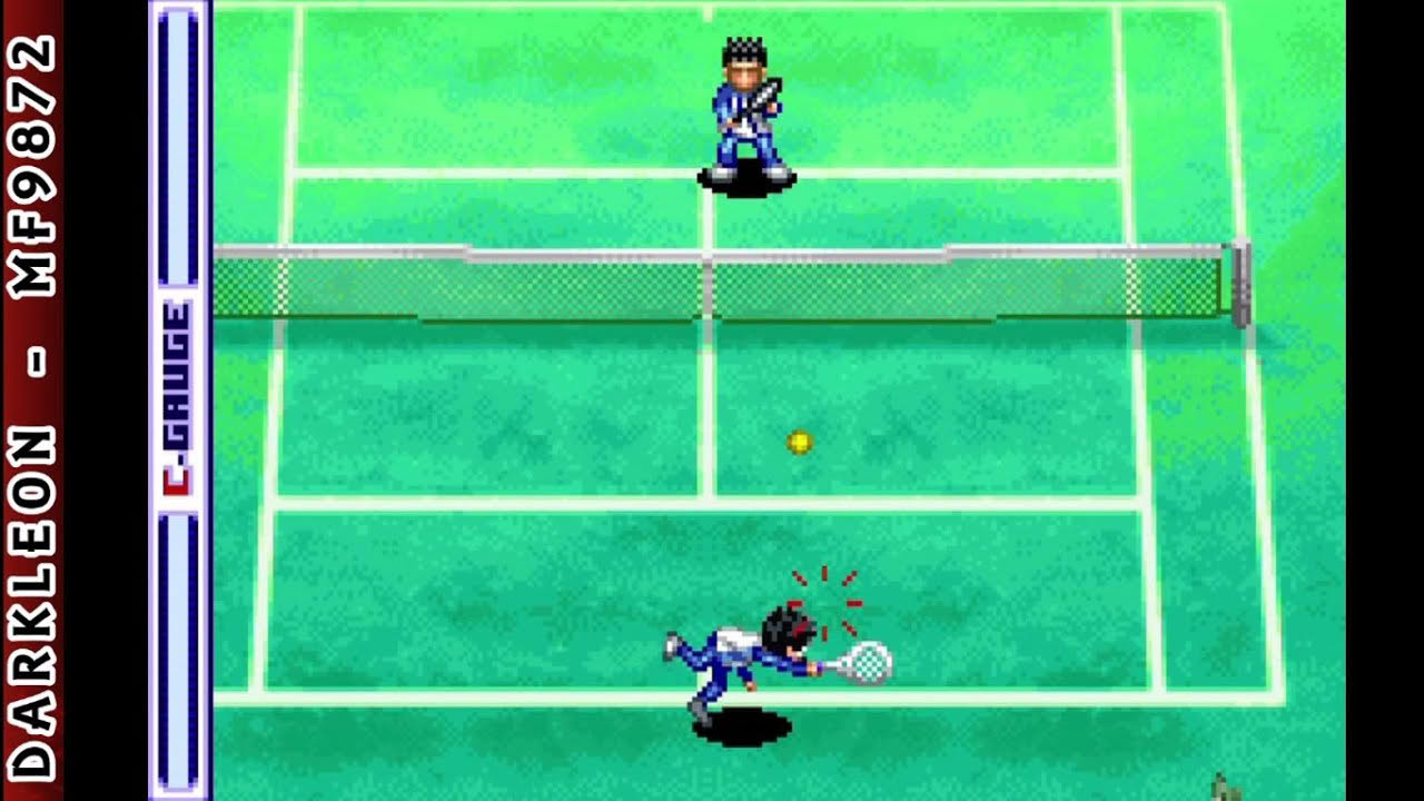 Game Boy Advance - Tennis no Oji Sama - Genius Boys Academy © 2002 Konami - Gameplay