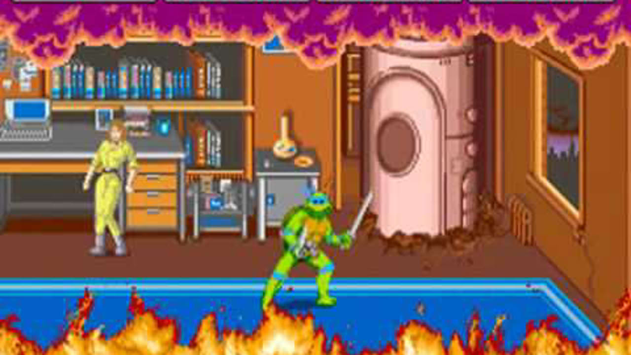 Teenage Mutant Ninja Turtles arcade gameplay