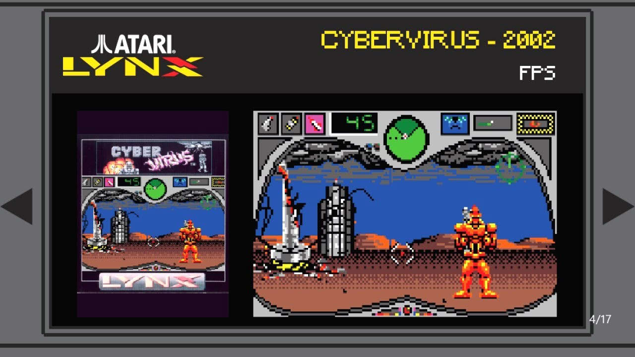 Cyber Virus | Atari Lynx Collection 1 | Game 4 of 17 | Evercade Handheld