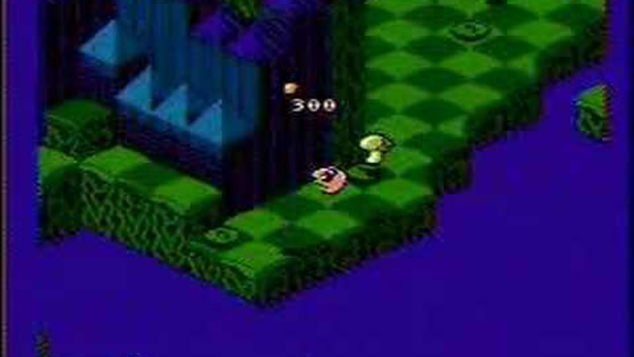 Snake Rattle 'n' Roll (NES) - Nintendo, Jul 1990 | NESguide 240p