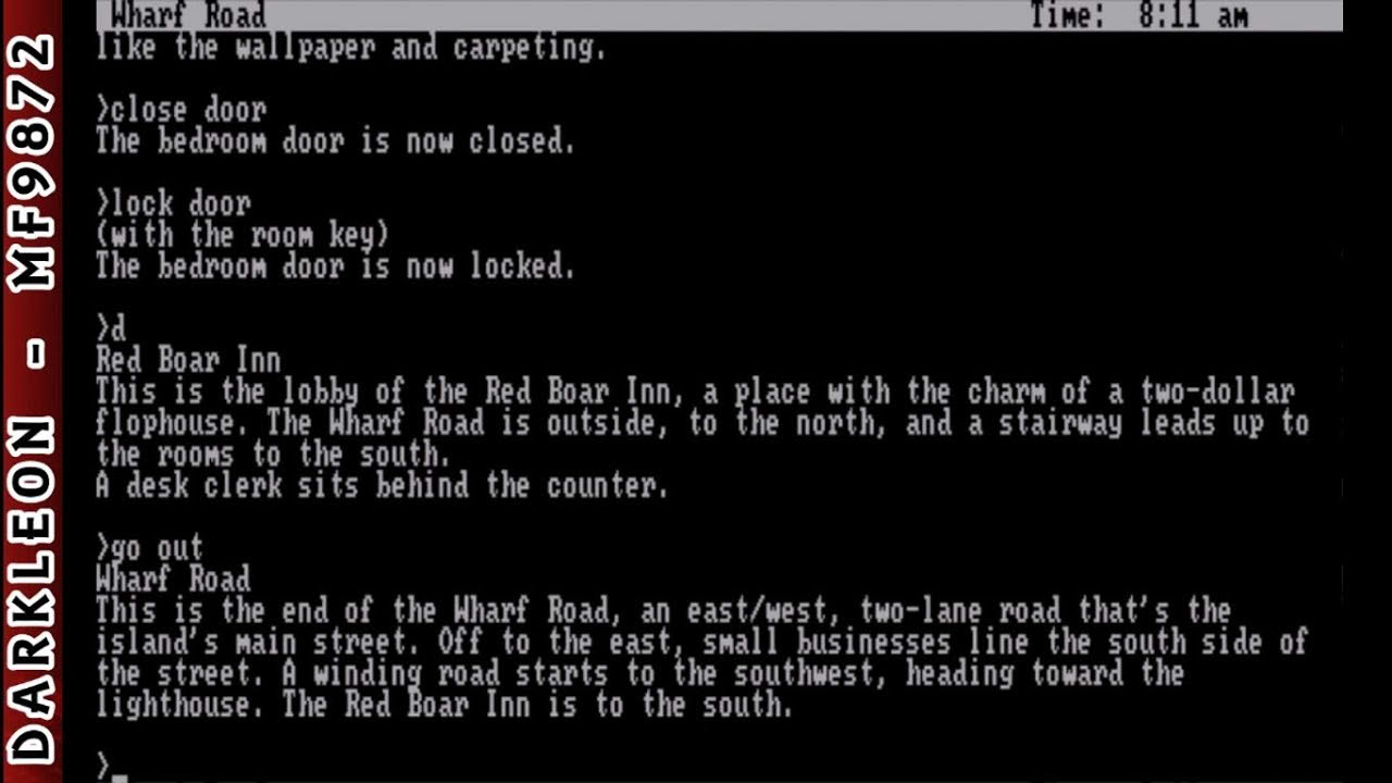 Cutthroats © 1984 Infocom - PC DOS - Gameplay