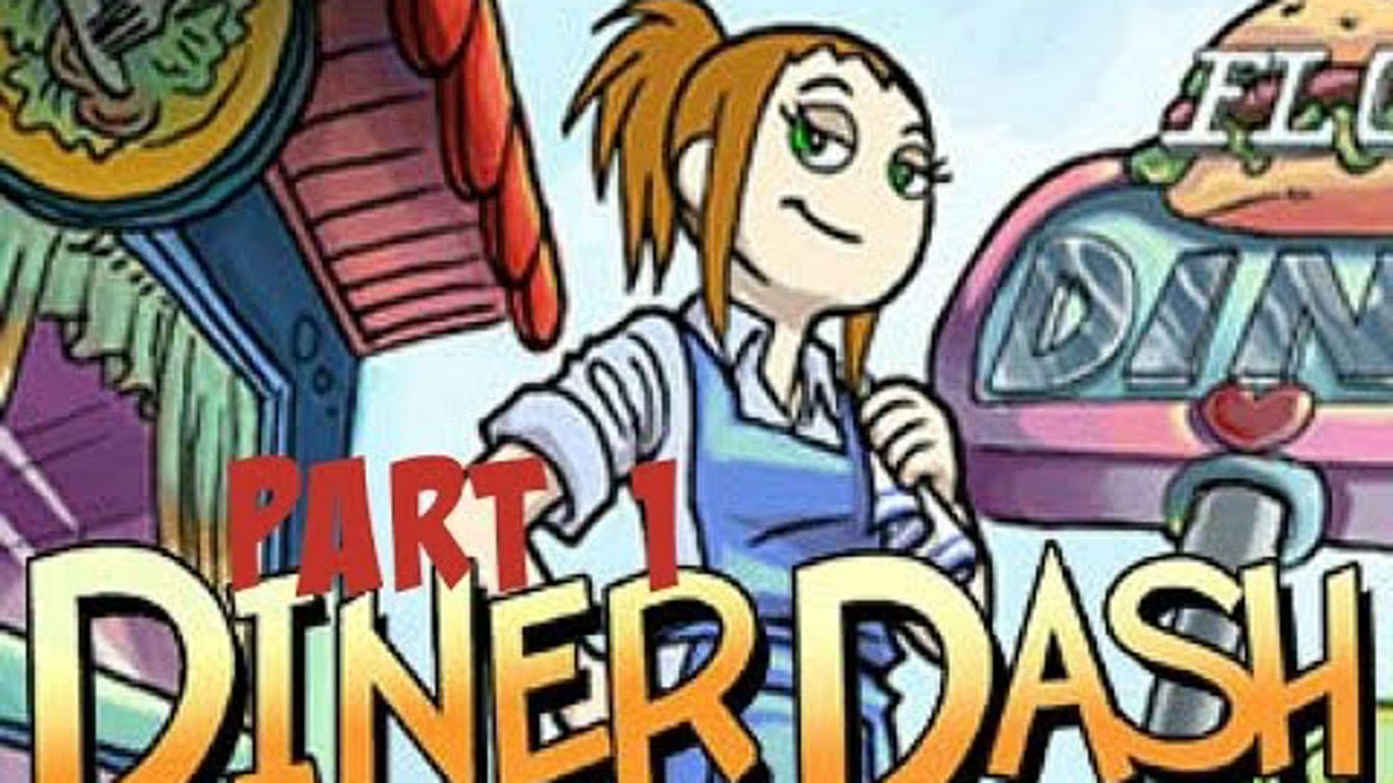 Diner Dash - Gameplay Part 1 (Level 1-1 to 1-4)