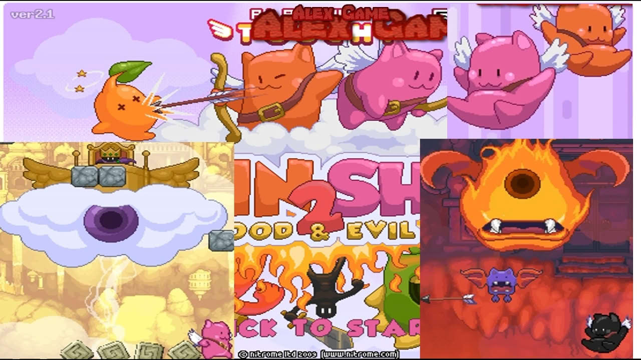 Twin Shot 2 - Good & Evil Complete Walkthrough (Flash Game) What To Play