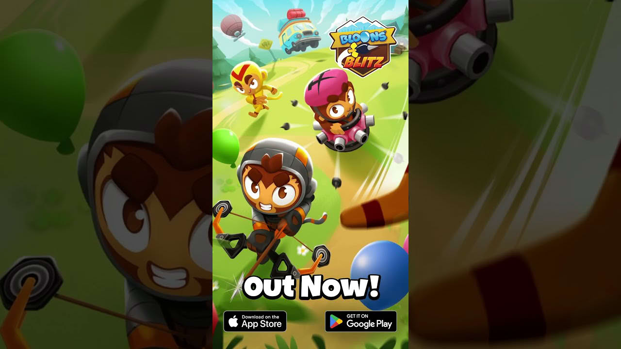 Bloons Blitz is officially out now worldwide! Download the game for FREE! 🚌🎈