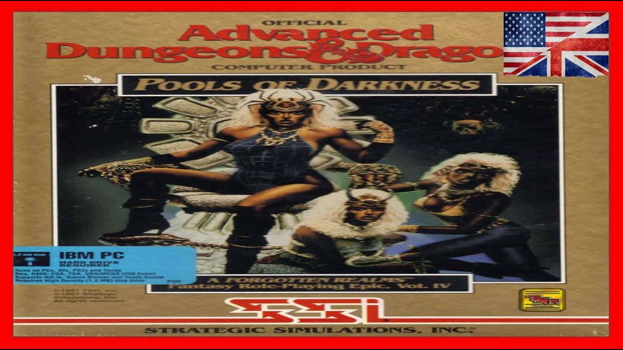 Pools of Darkness (1991) PC FPA Adventure