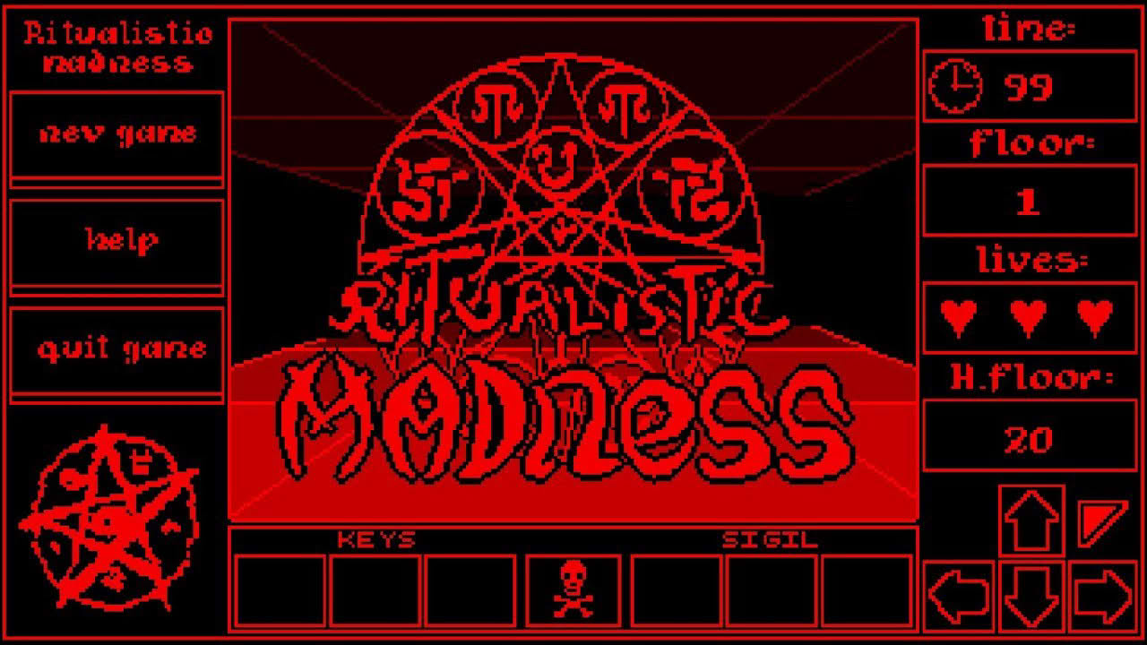 "Ritualistic Madness" Classic arcade dungeon crawler