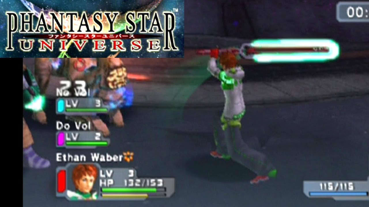 Phantasy Star Universe ... (PS2) Gameplay