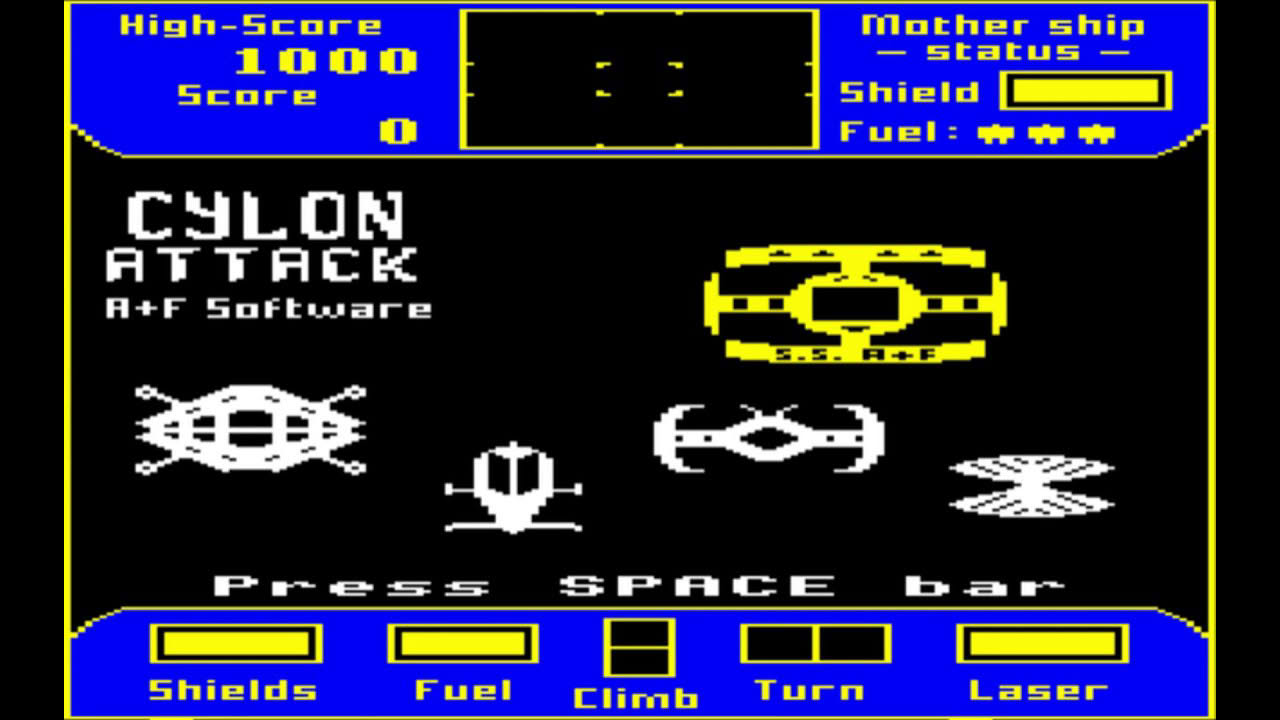Cylon Attack for the BBC Micro