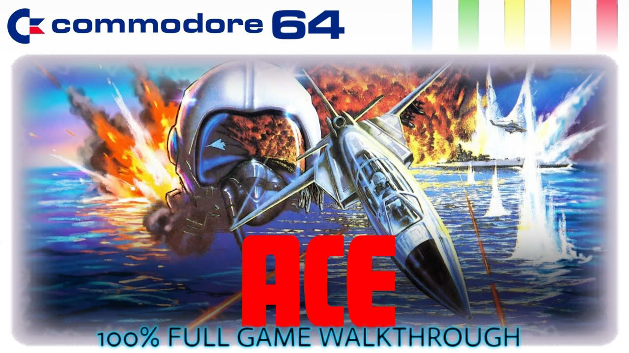 ACE: Air Combat Emulator (C64) - Full Game Longplay