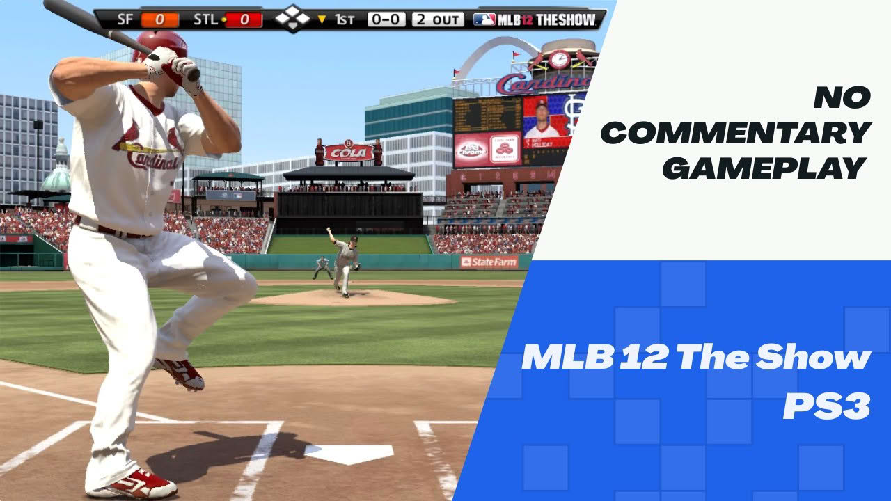MLB 12: The Show Gameplay (PS3) No Commentary