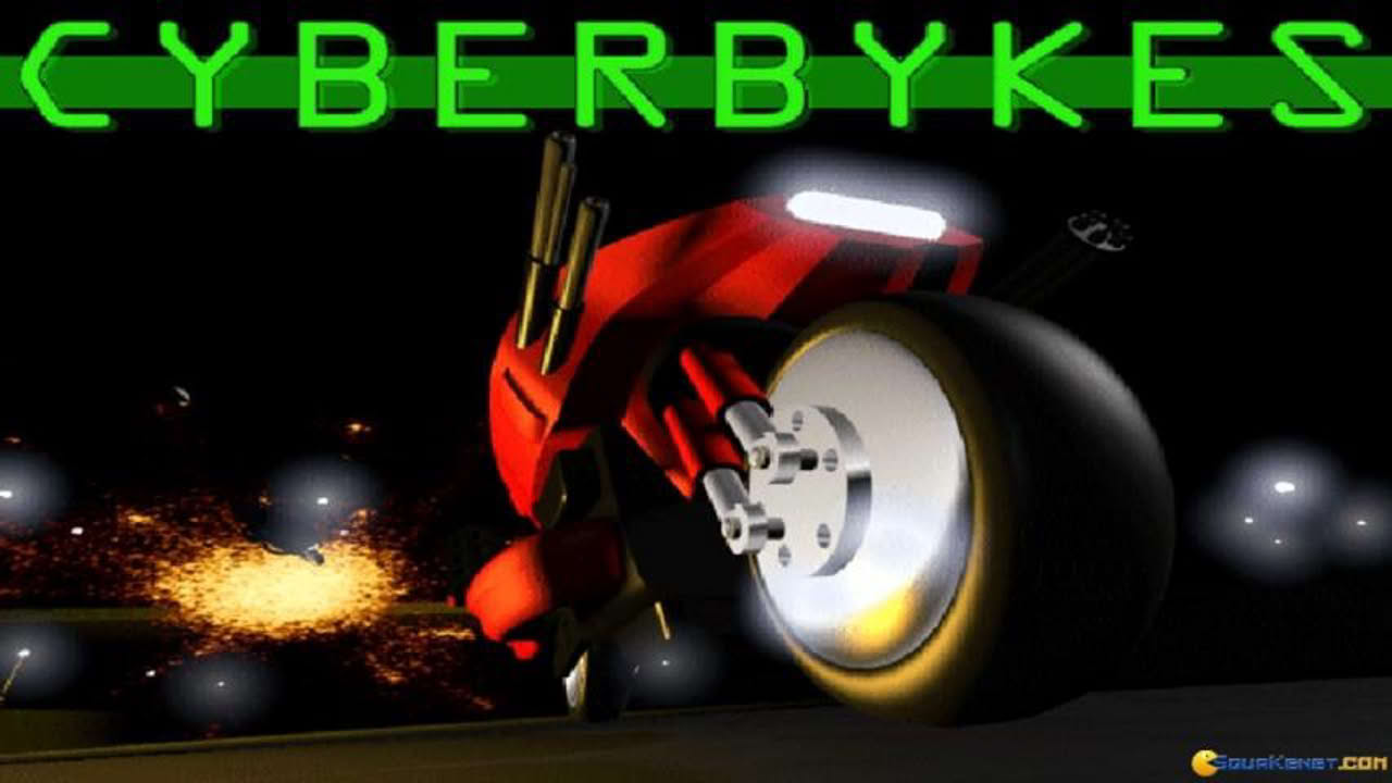 Cyberbykes: Shadow Racer VR gameplay (PC Game, 1995)