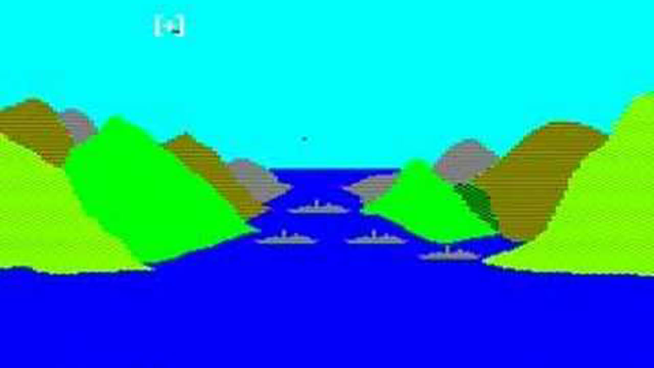 BBC Micro game 3D Bomb Alley