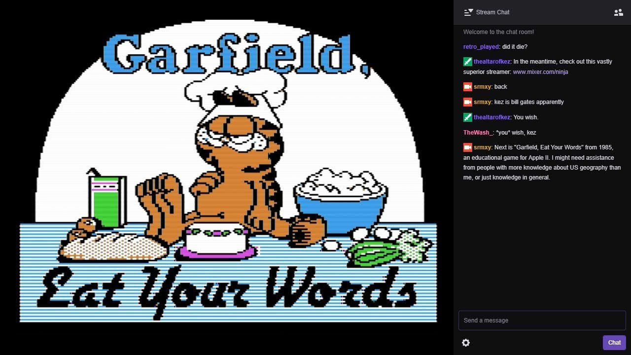 Garfield, Eat Your Words (1985) - Apple II MiSTer FPGA Core - GARFATHON #2