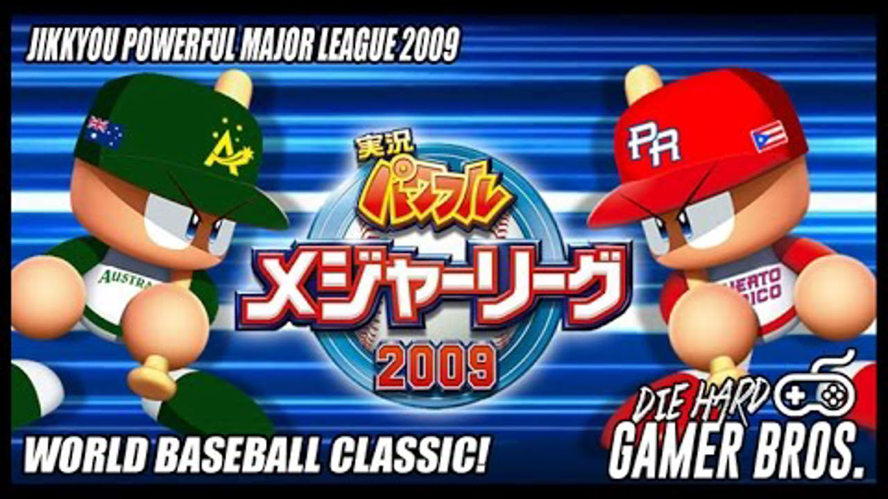 Jikkyou Powerful Major League 2009: World Baseball Classic Australia -vs- Puerto Rico [PS2]
