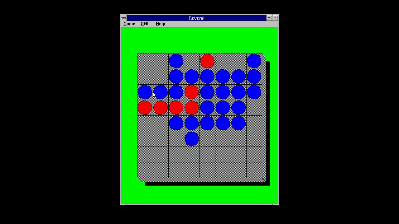 Microsoft Reversi speedrun