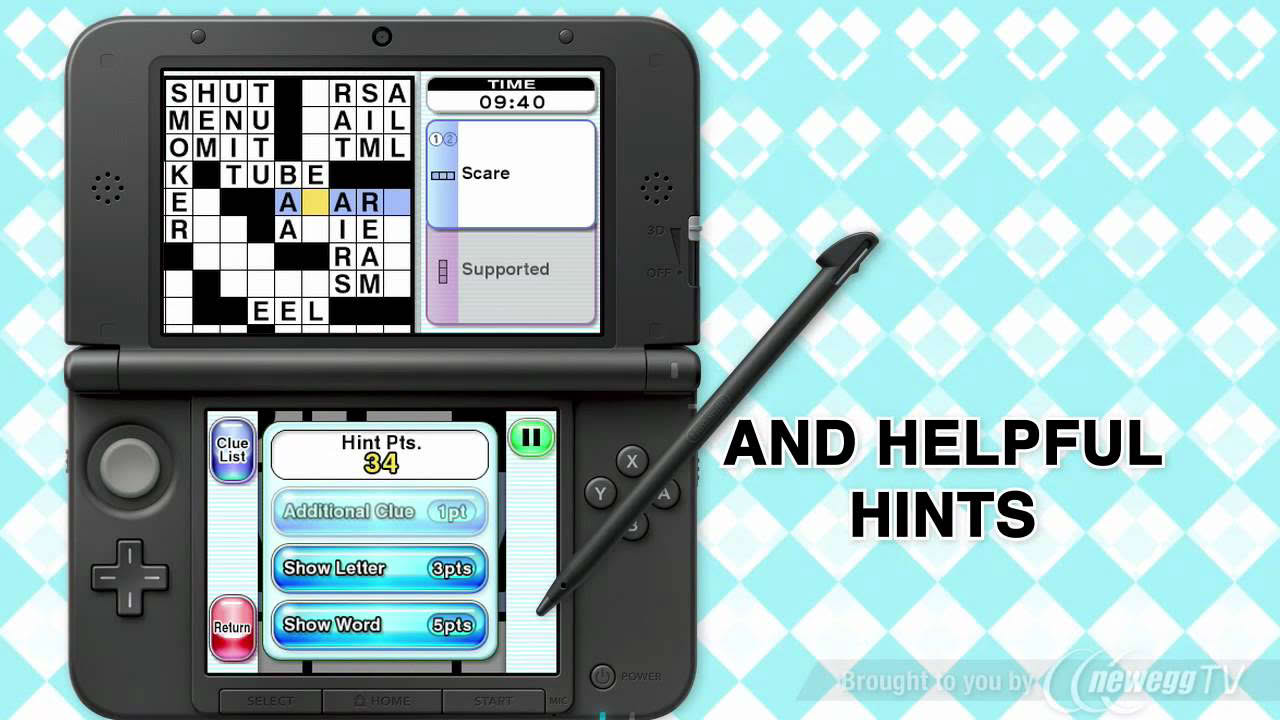 Product Tour: Crosswords Plus Nintendo 3DS Game Nintendo