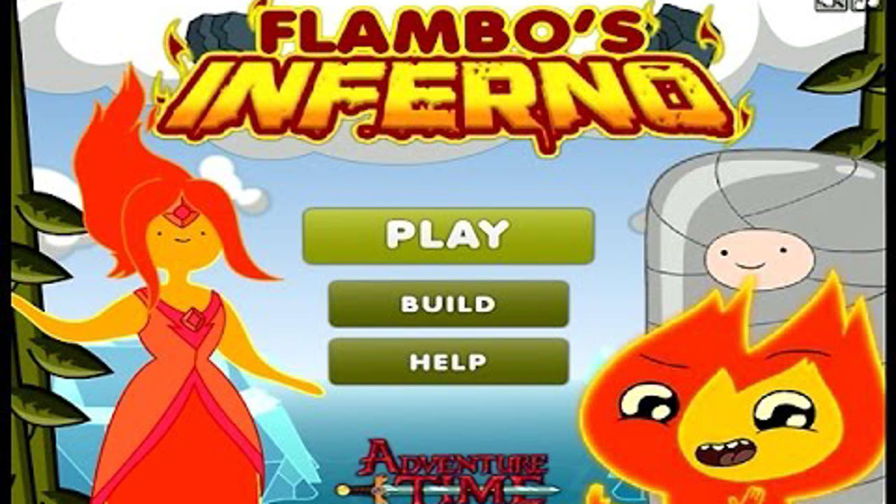 Adventure Time - FLAMBO'S INFERNO (Level 1-15) - Cartoon Network Games