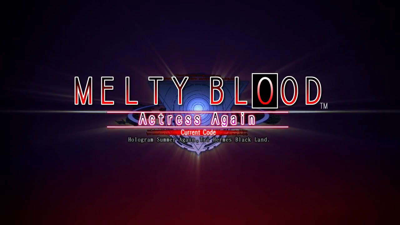 MELTY BLOOD Actress Again Current Code Steam Version Trailer