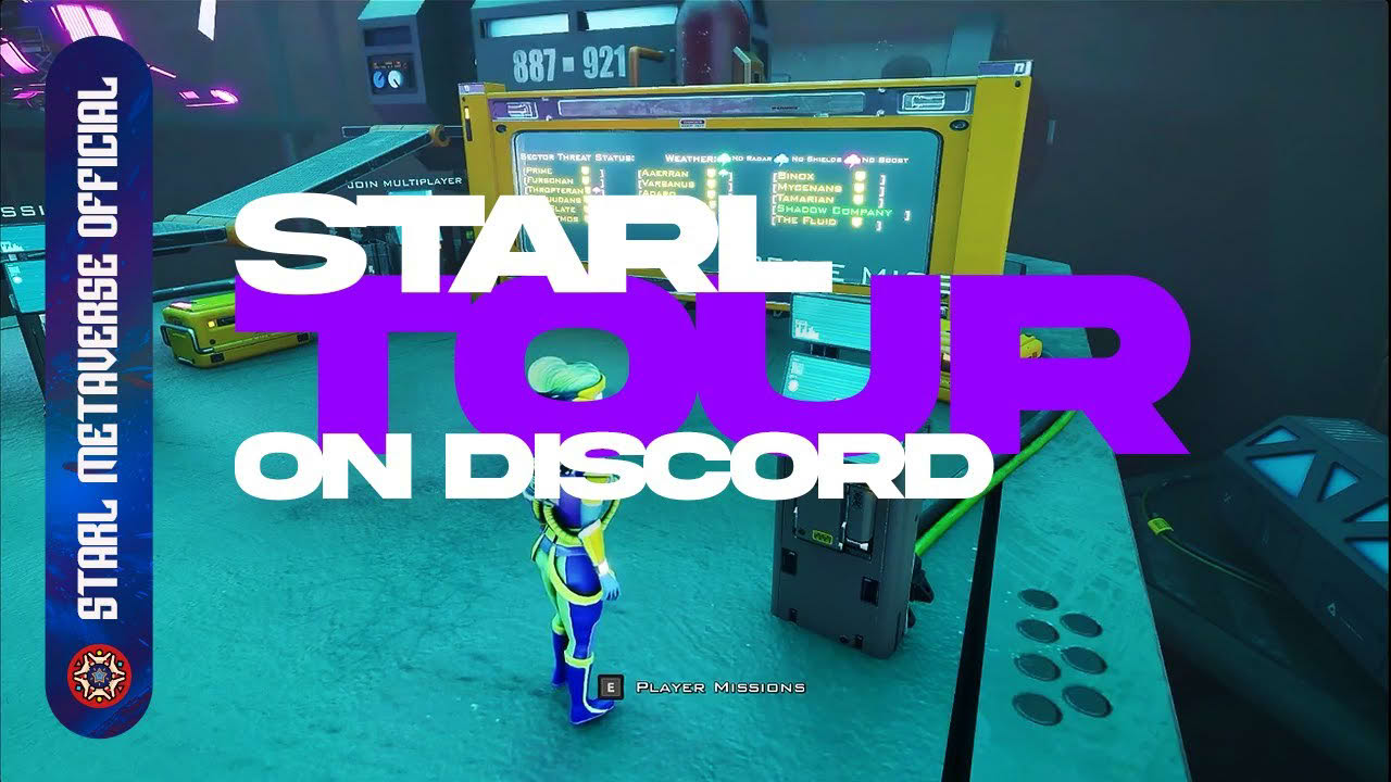 STARL /Warp Nexus Space Metaverse and MMO Game Tour on Discord #UnrealEngine5  #MMOGames