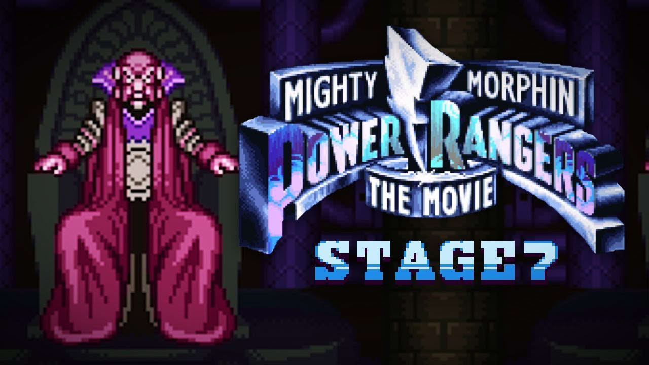 Mighty Morphin Power Rangers: The Movie (SNES) - Stage 7 (Last Stage) Gameplay (Hard)