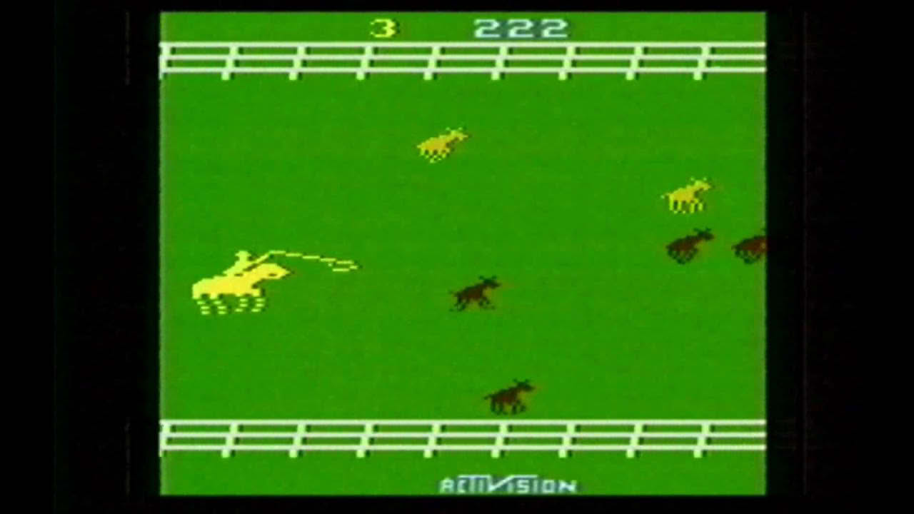 Classic Game Room - STAMPEDE for Atari 2600 review