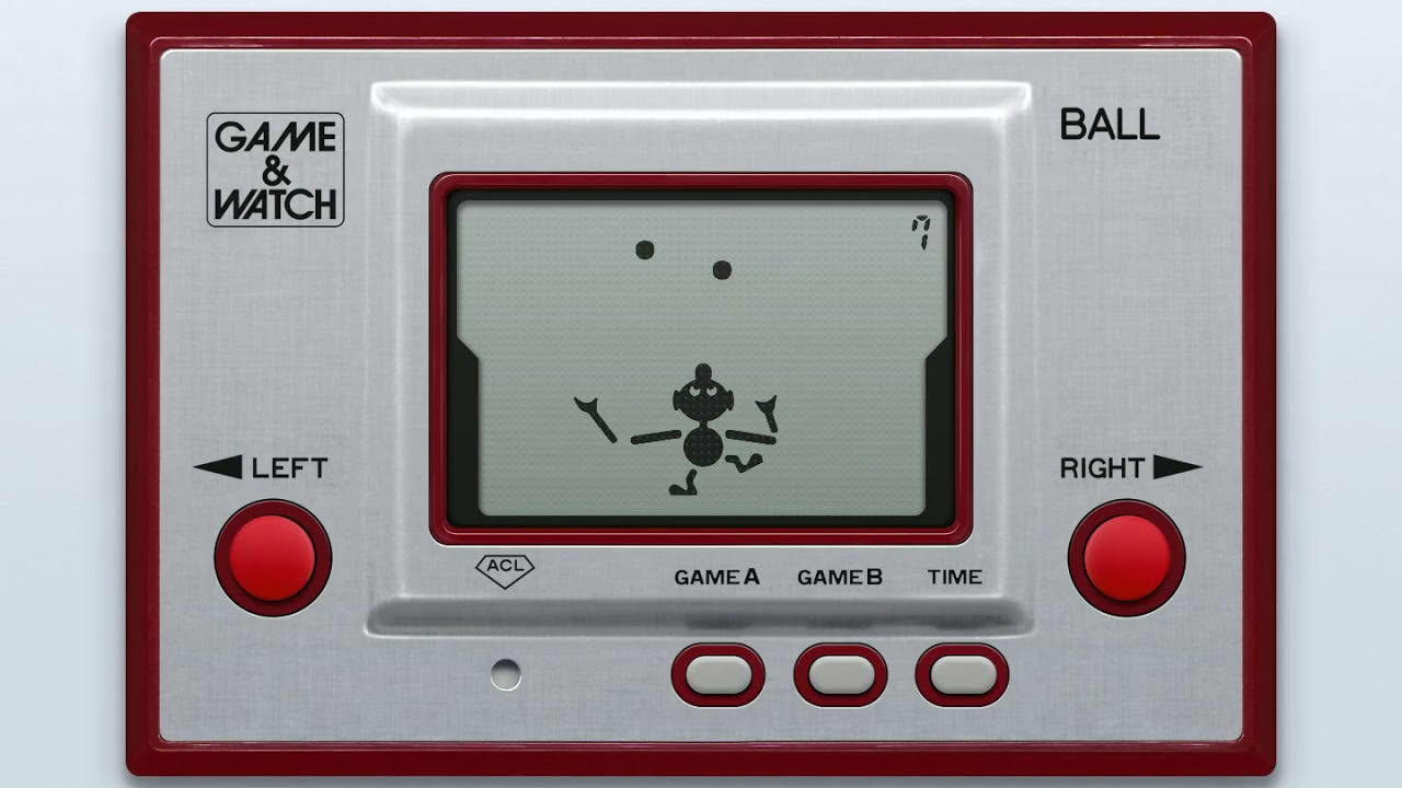 Game & Watch - Ball (c)1980 Nintendo [MAME emulation footage]