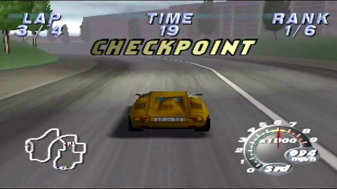 Automobili Lamborghini Gameplay [N64]