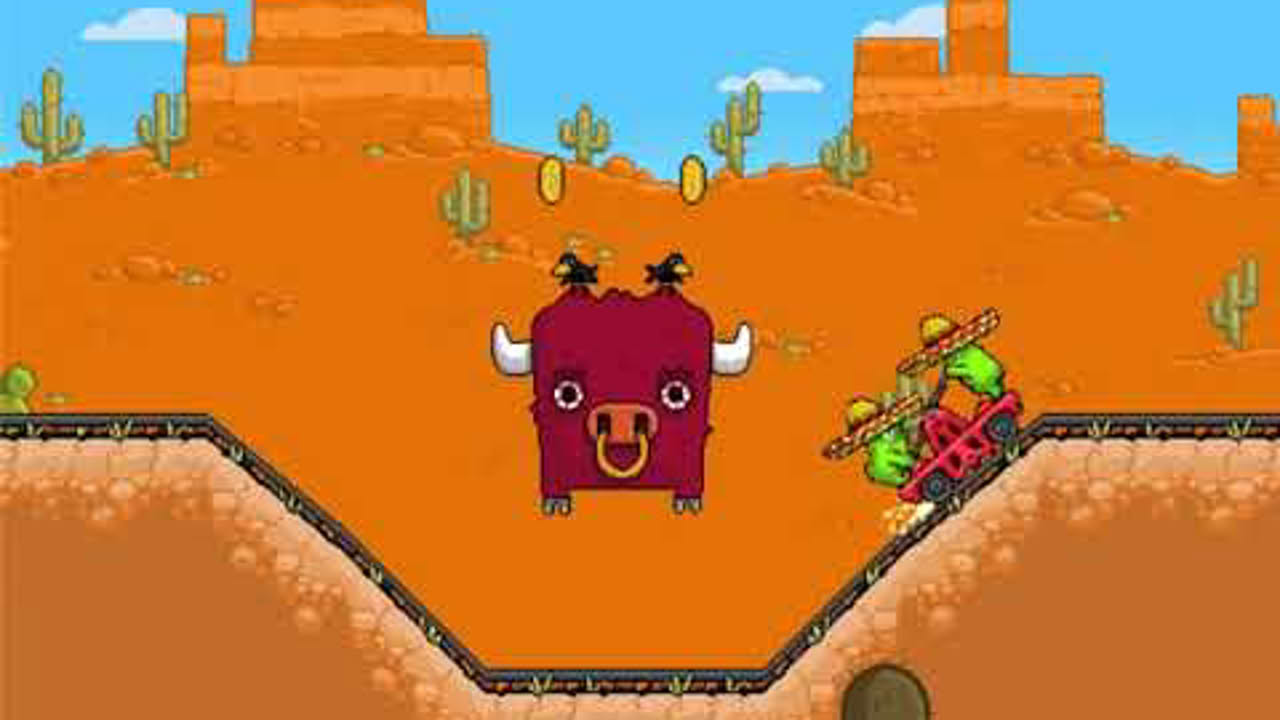 Off The Rails (Nitrome.com) Levels 16-20