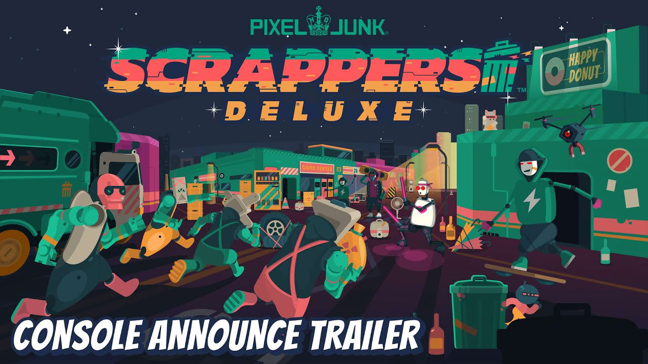 PixelJunk Scrappers Deluxe Announce Trailer | PC | PS5 | Nintendo Switch