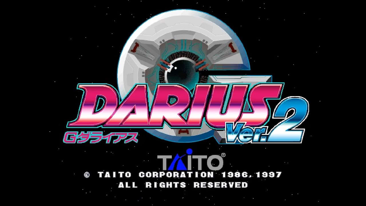 G-Darius Ver.2 - Arcade - TAITO 1987 - Gameplay All Stages Completed