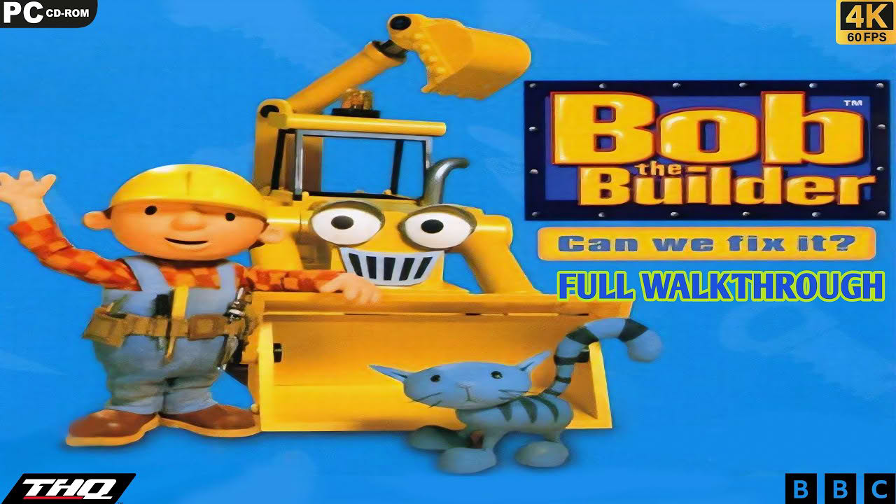 Bob the Builder: Can We Fix It? (2001) [PC]  - Full Walkthrough  - 4K 60fps - No Commentary