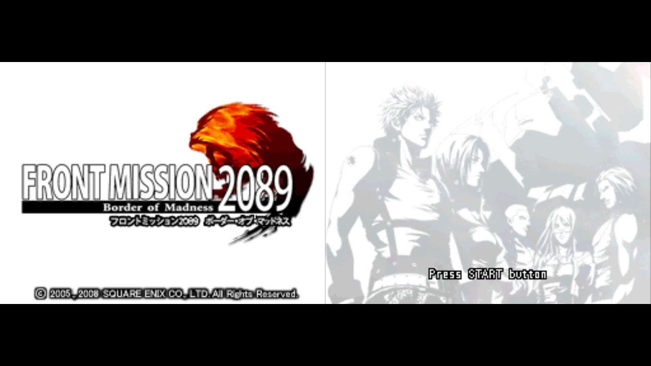 Front Mission 2089: Border of Madness — [ Nintendo DS ] — Intro & Gameplay