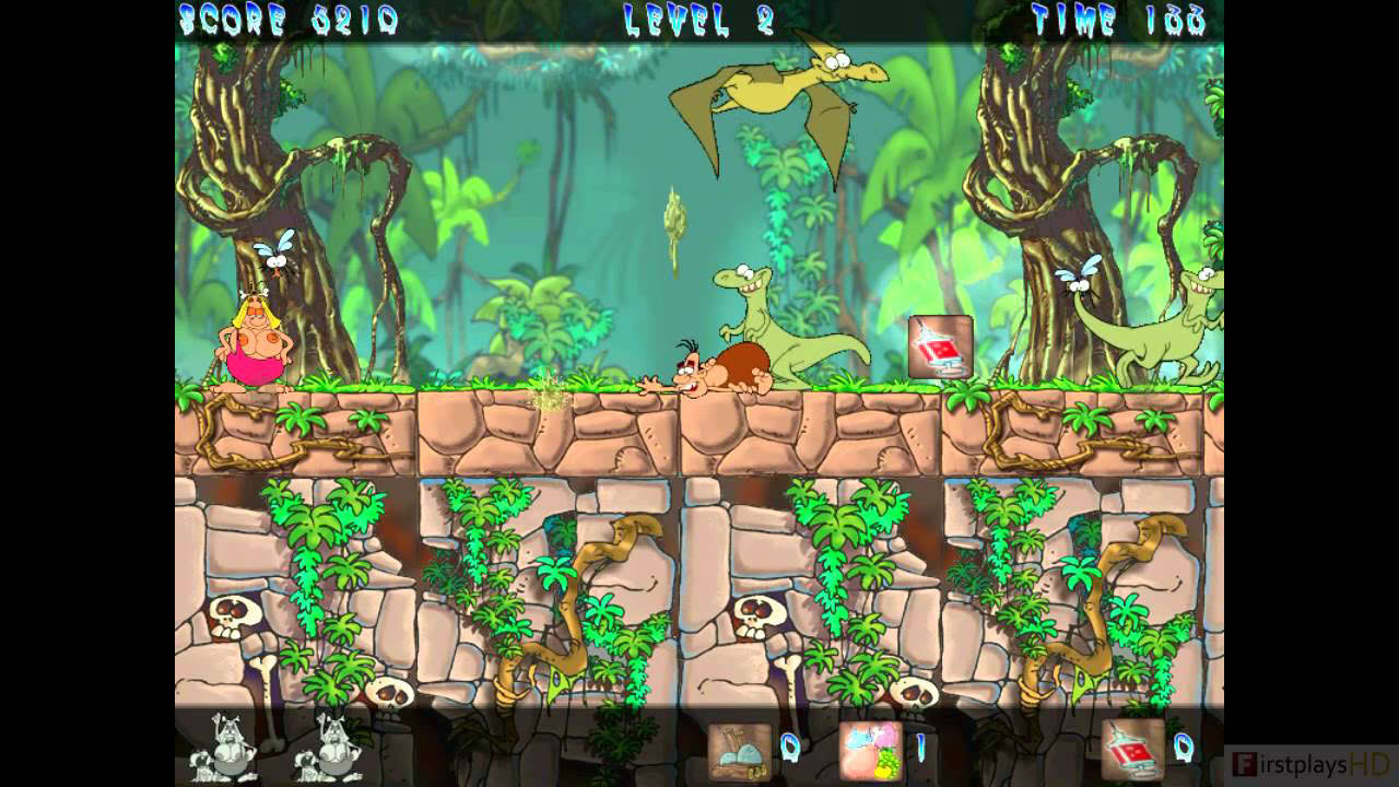 Caveman Zac PC Gameplay