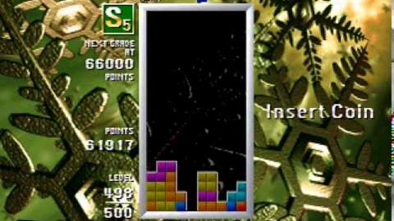 Tetris: The Grand Master Completed 1cc GM Rank Arcade