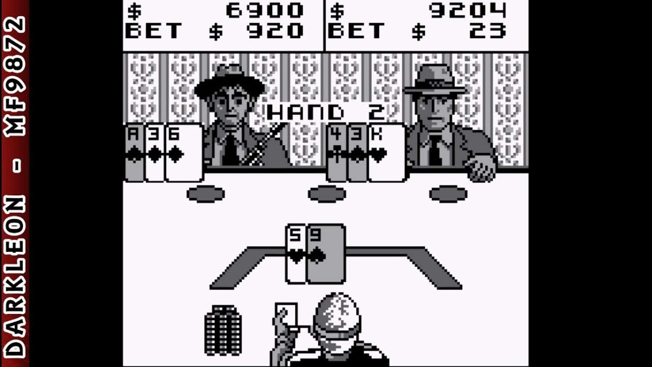 Game Boy - High Stakes Gambling © 1992 Sculptured Software - Gameplay