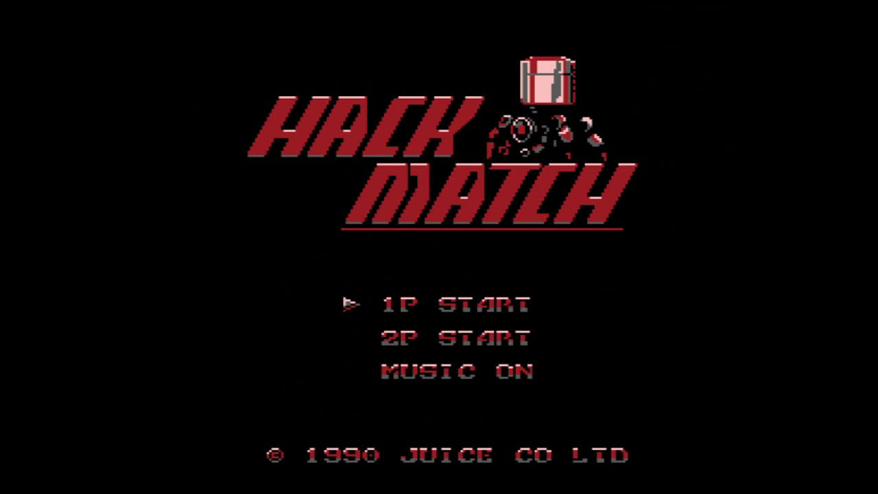 Hack Match NES [Video Game Sample]