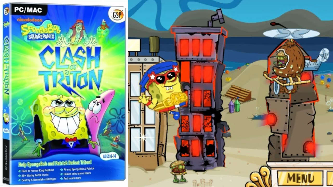 SpongeBob SquarePants: Clash Of Triton (PC, Windows) [2010]. Longplay. No comments.