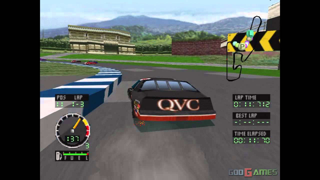 Andretti Racing - Gameplay PSX (PS One) HD 720P (Playstation classics)