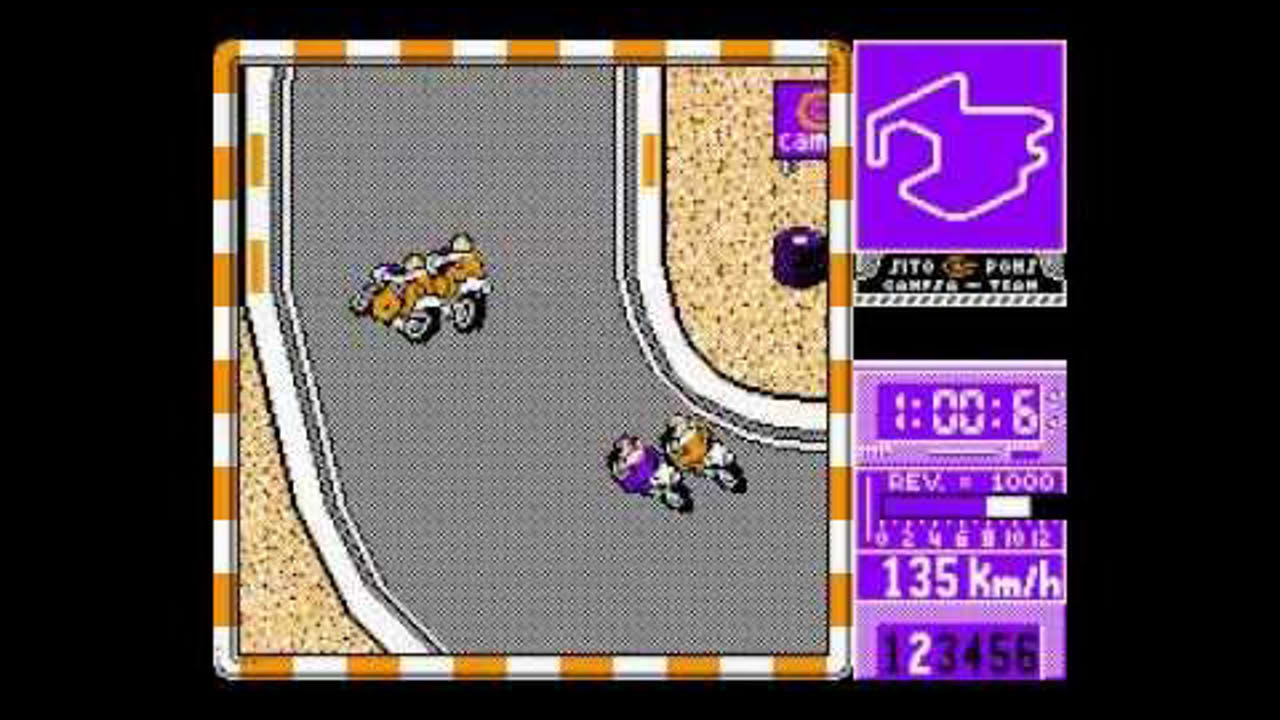 Sito Pons 500 c.c. Grand Prix (Zigurat/Made In Spain) (1991) (Amstrad CPC)