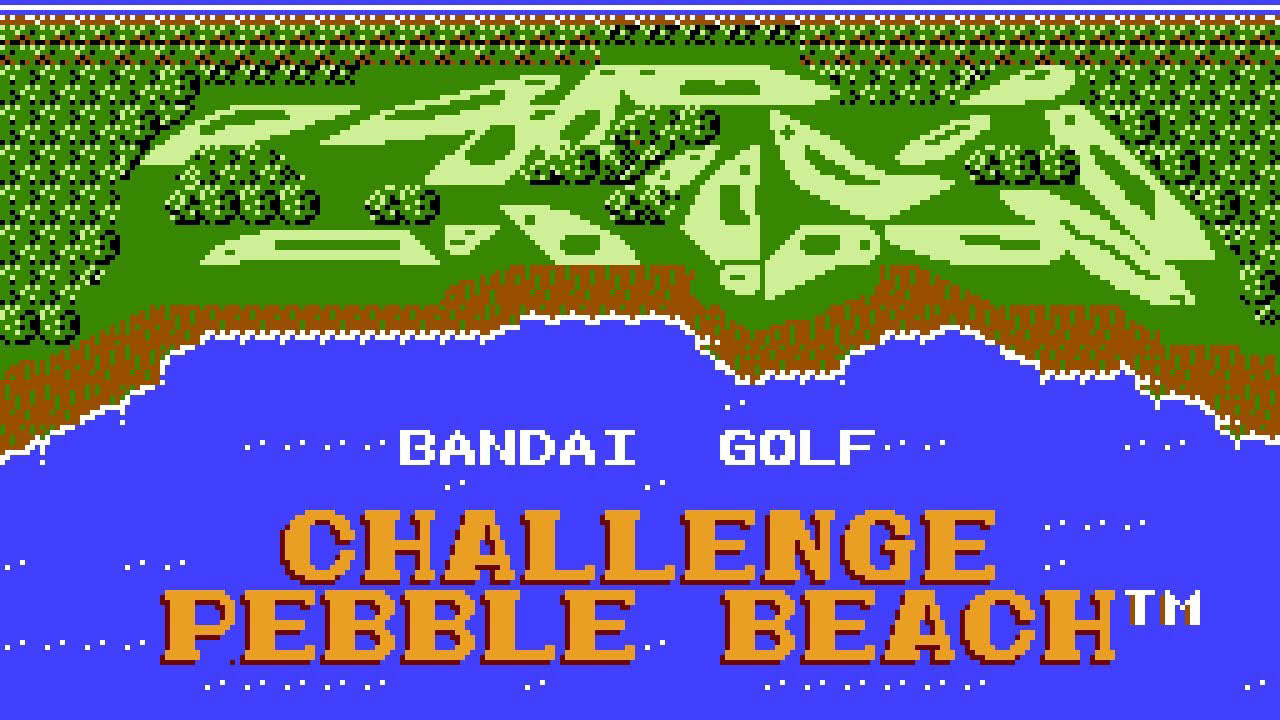Bandai Golf: Challenge Pebble Beach (NES) - Bandai, Feb 1989 | NESguide 240p