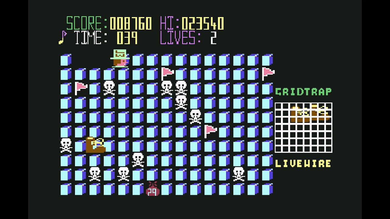 Game of the day 2388 Gridtrap (グリッドトラップ) Livewire 1983