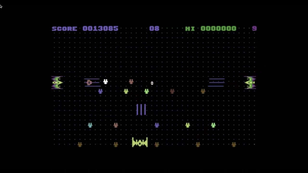 Commodore 64 Gameplay  - Quintic Warrior [High Score 43505 Lvl 15] (Quicksilva) 1983