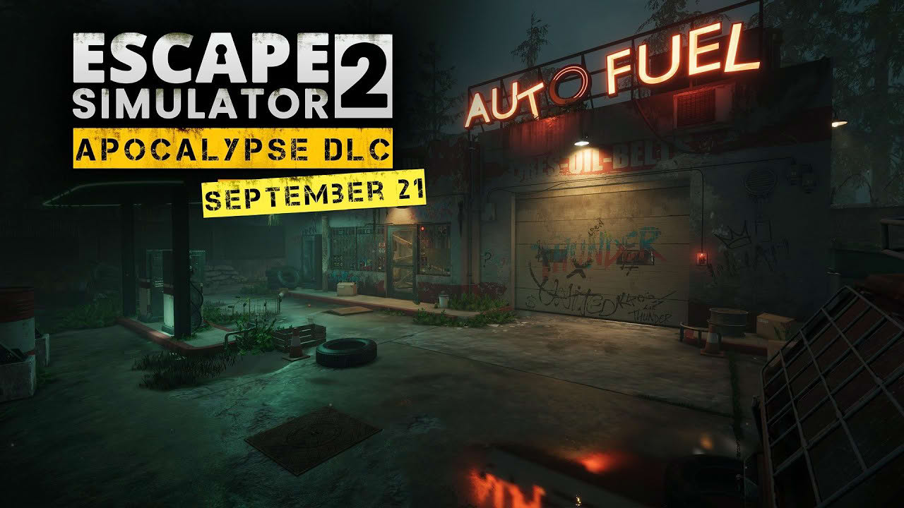 Escape Simulator 2: Apocalypse DLC - Coming September 21st