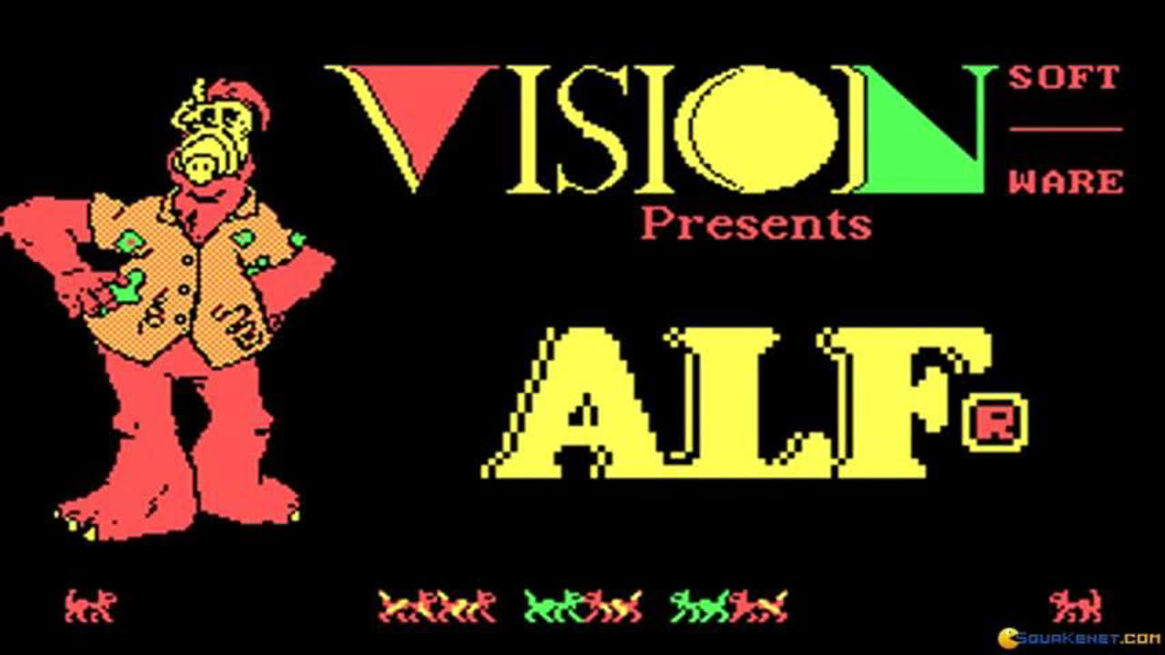 Alf's World of Words gameplay (PC Game, 1988)
