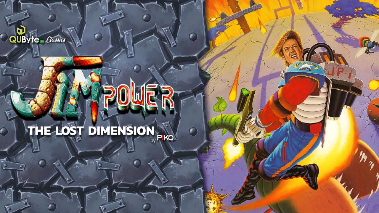 QUByte Classics: Jim Power: The Lost Dimension by PIKO | Xbox One/S/X, PS5/4, Nintendo Switch
