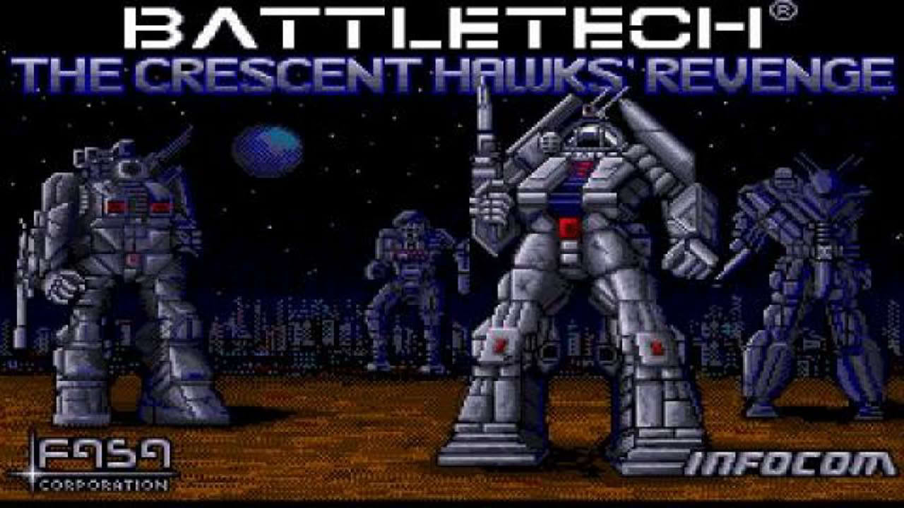 BattleTech: The Crescent Hawks Revenge gameplay (PC Game, 1990)