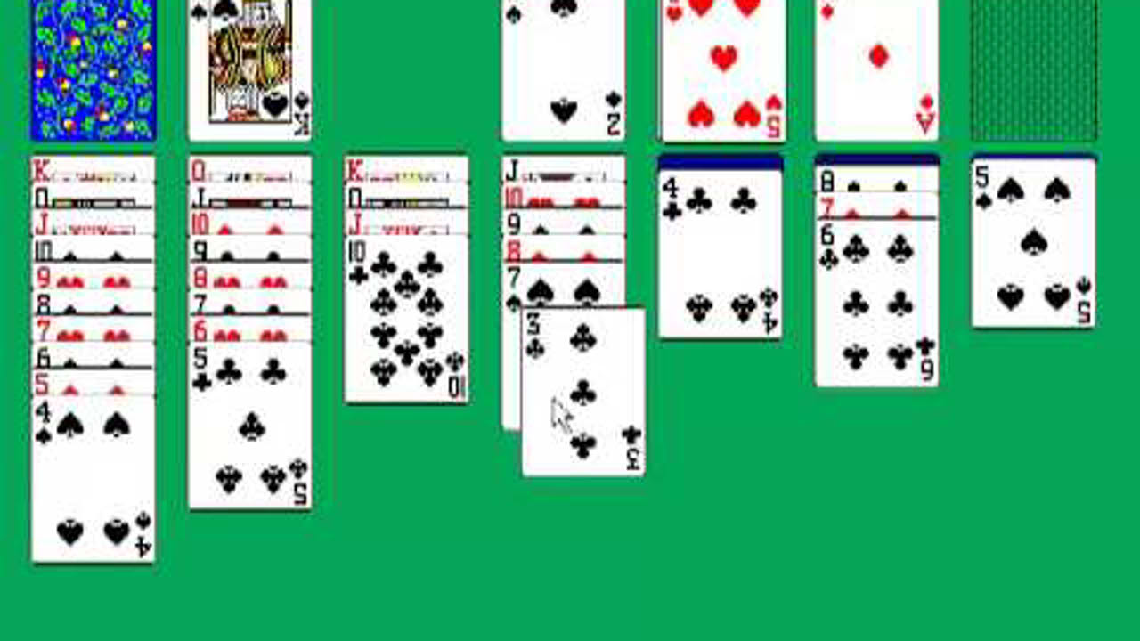 Microsoft Windows Version 3.0 (1990) Solitaire