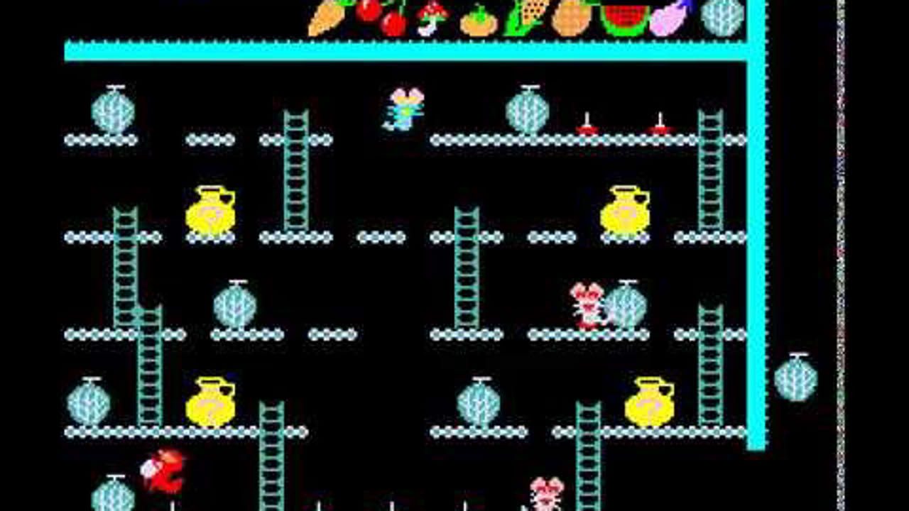 Arcade Game: Ponpoko (1982 Sigma Enterprises Inc.)