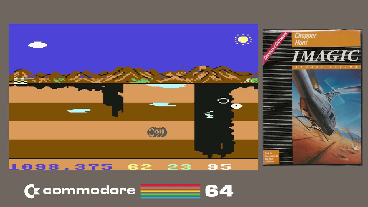 Chopperhunt Commodore 64 Gameplay Level 95